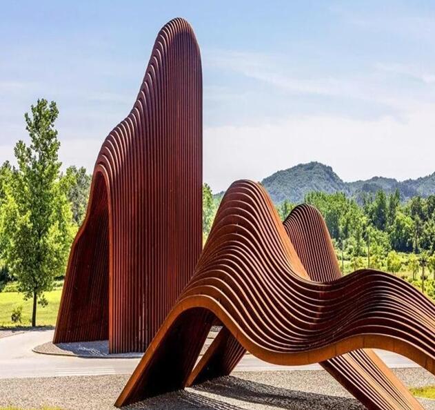 唐河锈钢板造型